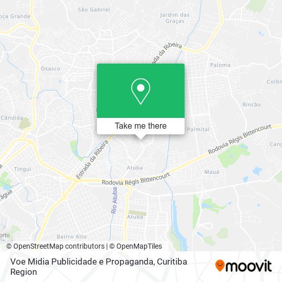 Voe Midia Publicidade e Propaganda map