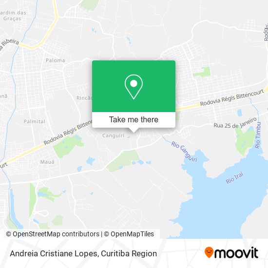 Andreia Cristiane Lopes map