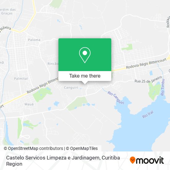 Castelo Servicos Limpeza e Jardinagem map