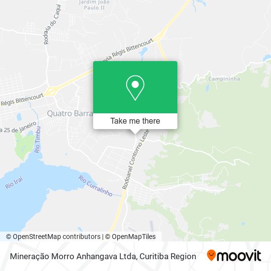 Mineração Morro Anhangava Ltda map