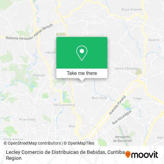 Lecley Comercio de Distribuicao de Bebidas map