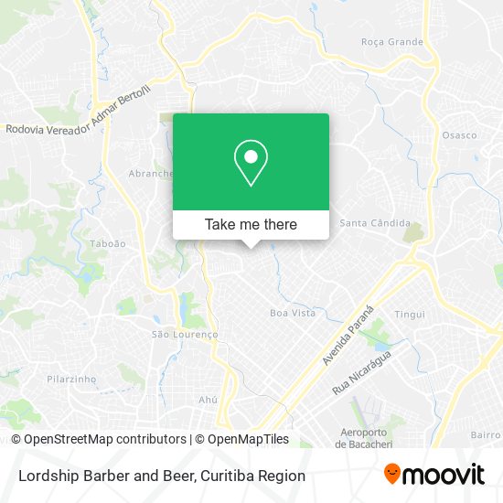 Lordship Barber and Beer map