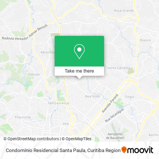 Condomínio Residencial Santa Paula map