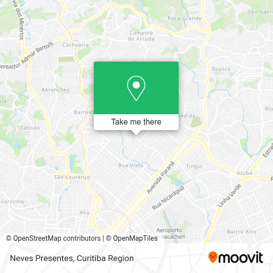 Neves Presentes map