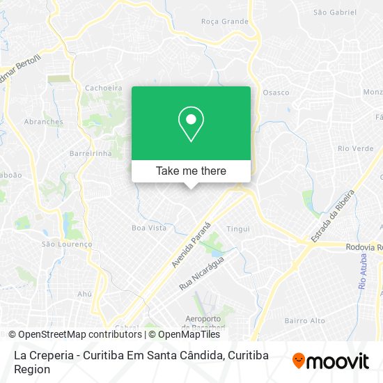 La Creperia - Curitiba Em Santa Cândida map