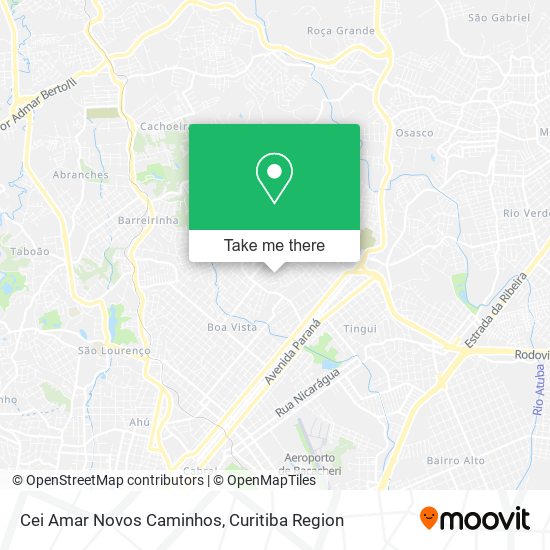 Cei Amar Novos Caminhos map