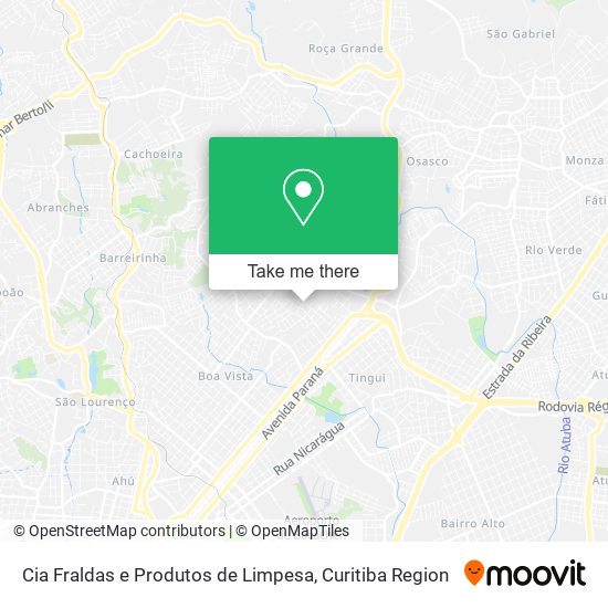Cia Fraldas e Produtos de Limpesa map
