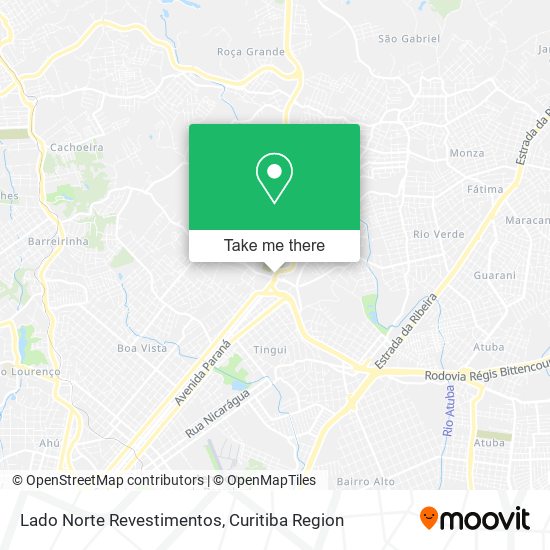 Lado Norte Revestimentos map