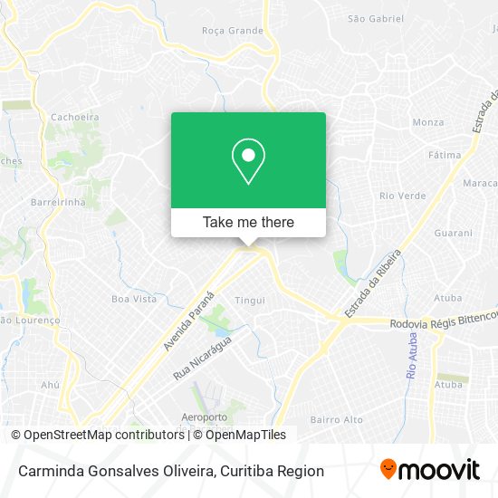 Carminda Gonsalves Oliveira map