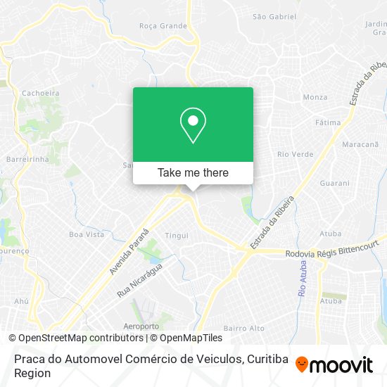 Praca do Automovel Comércio de Veiculos map