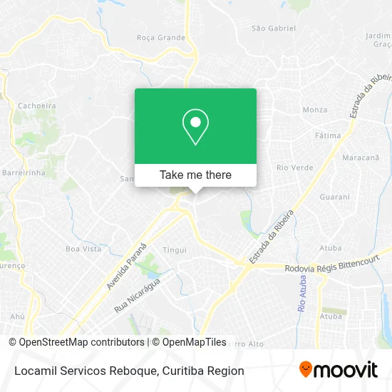 Locamil Servicos Reboque map