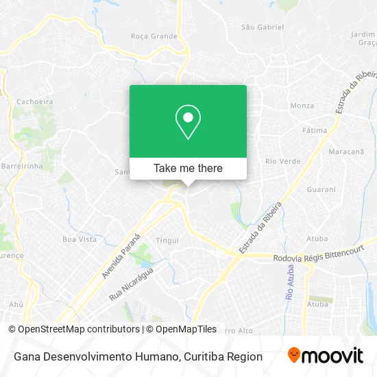 Gana Desenvolvimento Humano map