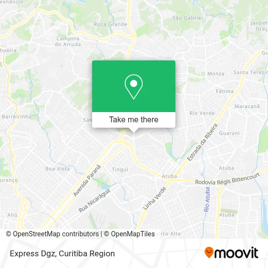 Express Dgz map