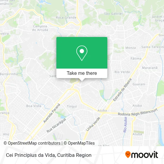 Cei Principius da Vida map