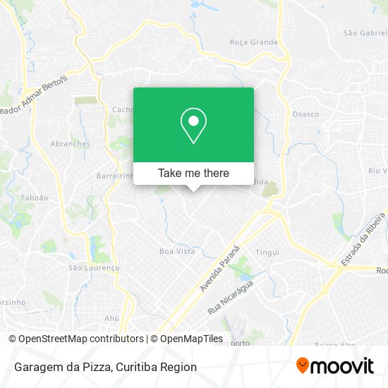 Garagem da Pizza map