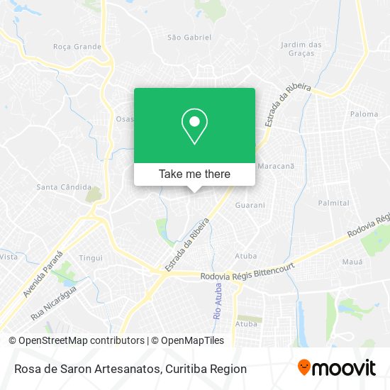 Rosa de Saron Artesanatos map