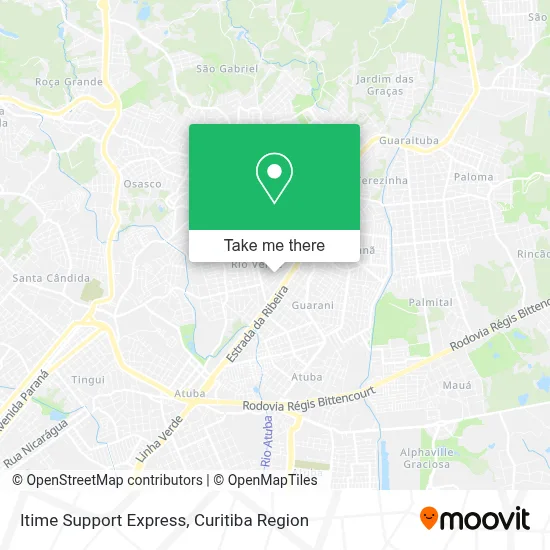 Itime Support Express map