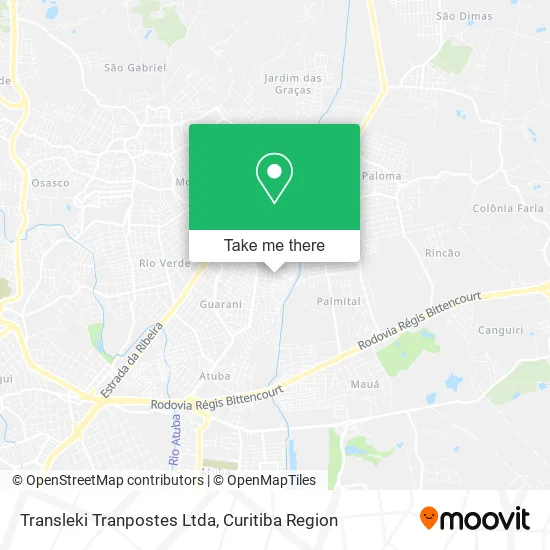 Transleki Tranpostes Ltda map