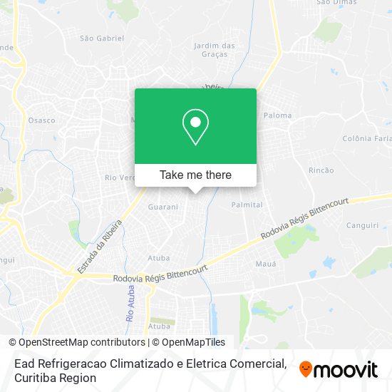 Ead Refrigeracao Climatizado e Eletrica Comercial map