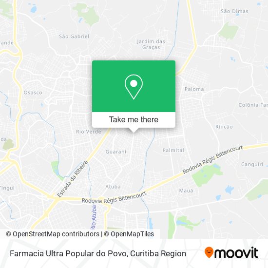 Farmacia Ultra Popular do Povo map