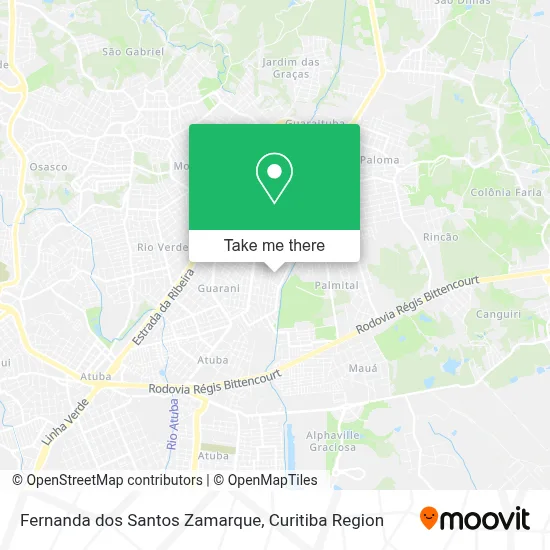 Fernanda dos Santos Zamarque map