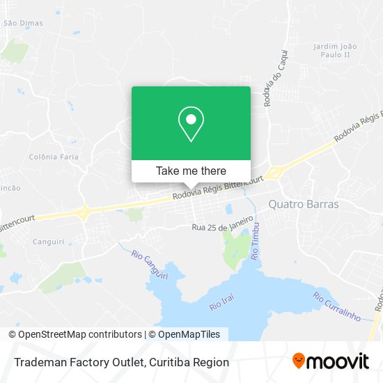 Trademan Factory Outlet map