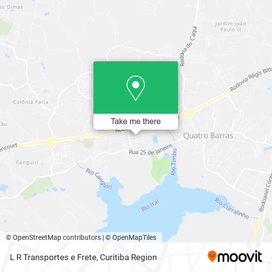 L R Transportes e Frete map