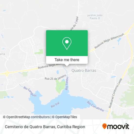 Cemiterio de Quatro Barras map