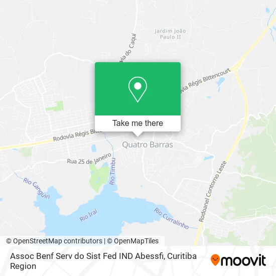 Assoc Benf Serv do Sist Fed IND Abessfi map