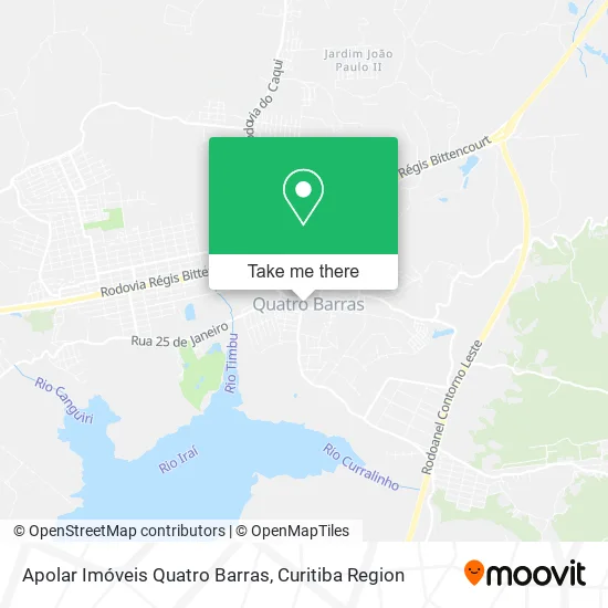 Apolar Imóveis Quatro Barras map