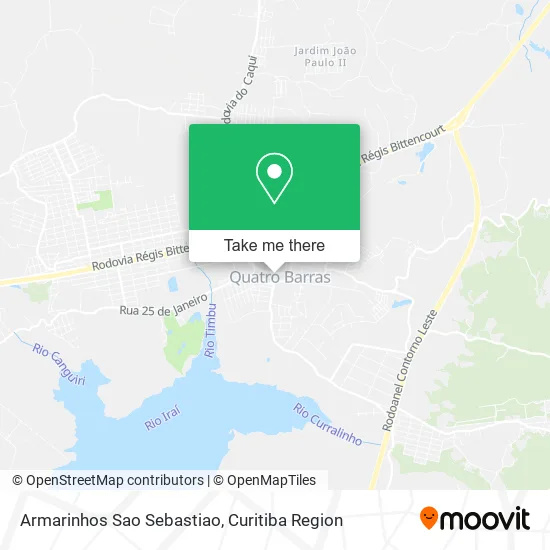 Armarinhos Sao Sebastiao map