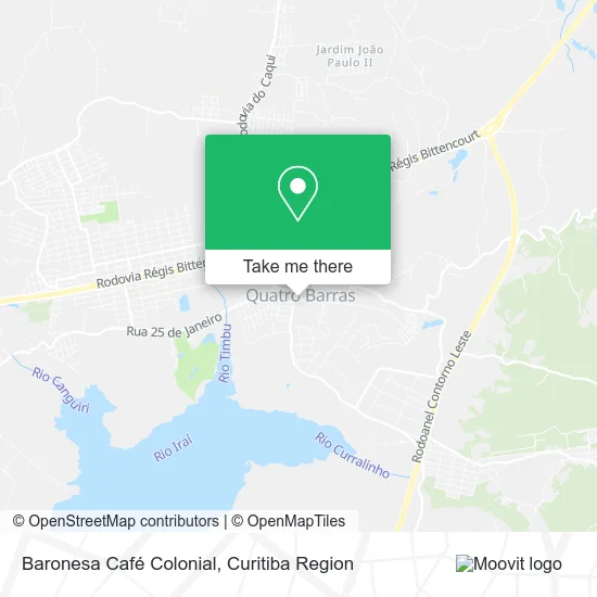 Baronesa Café Colonial map