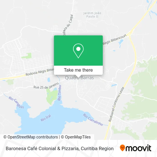 Baronesa Café Colonial & Pizzaria map