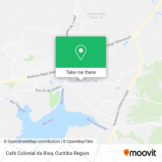 Café Colonial da Bisa map