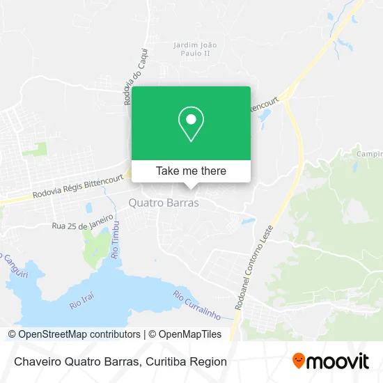 Chaveiro Quatro Barras map