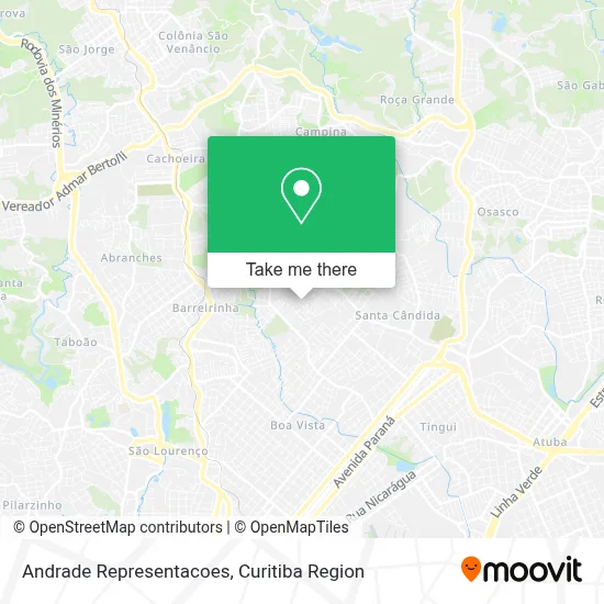 Andrade Representacoes map