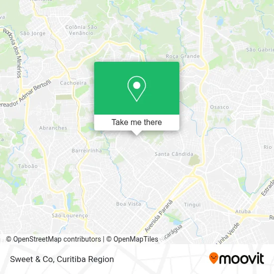 Sweet & Co map