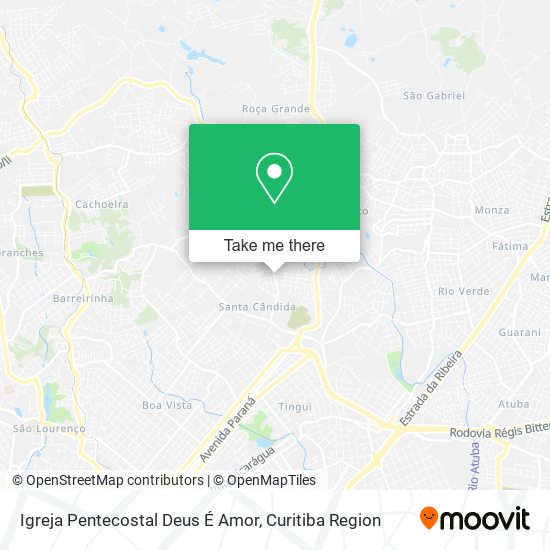 Igreja Pentecostal Deus É Amor map