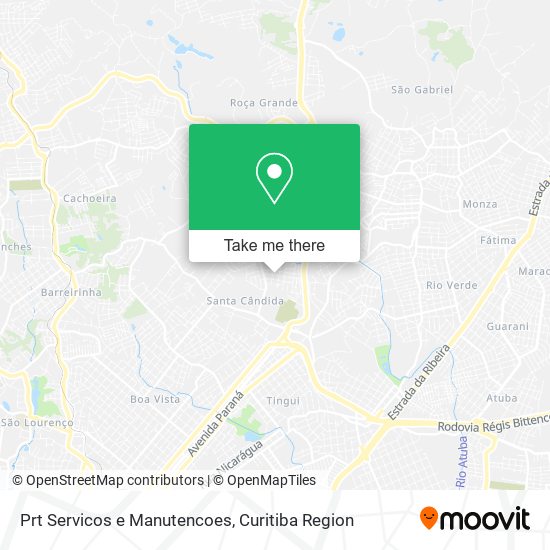 Prt Servicos e Manutencoes map