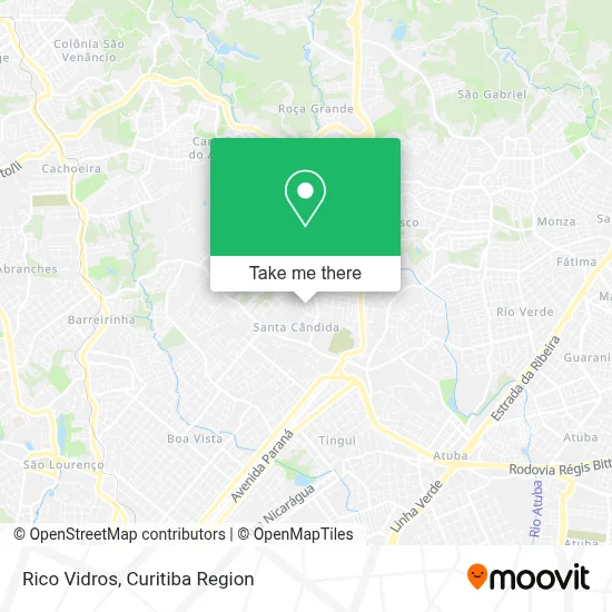 Rico Vidros map
