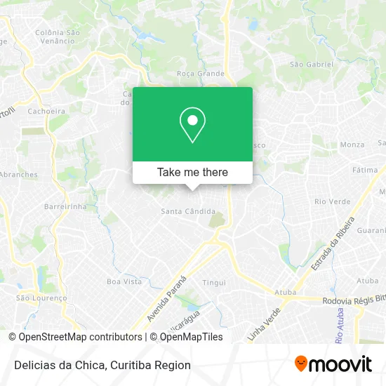 Delicias da Chica map