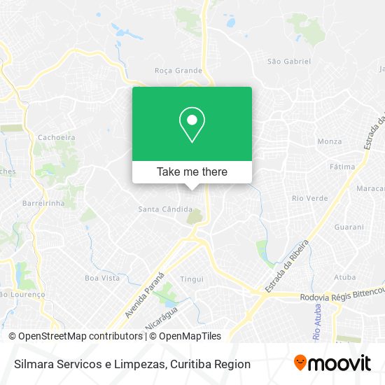 Silmara Servicos e Limpezas map