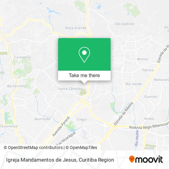 Igreja Mandamentos de Jesus map