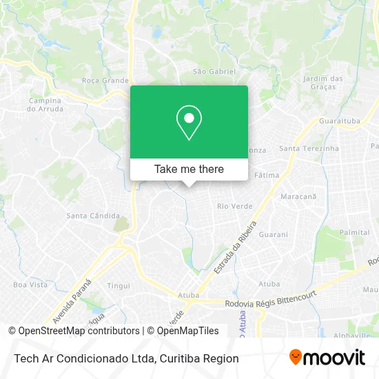Tech Ar Condicionado Ltda map