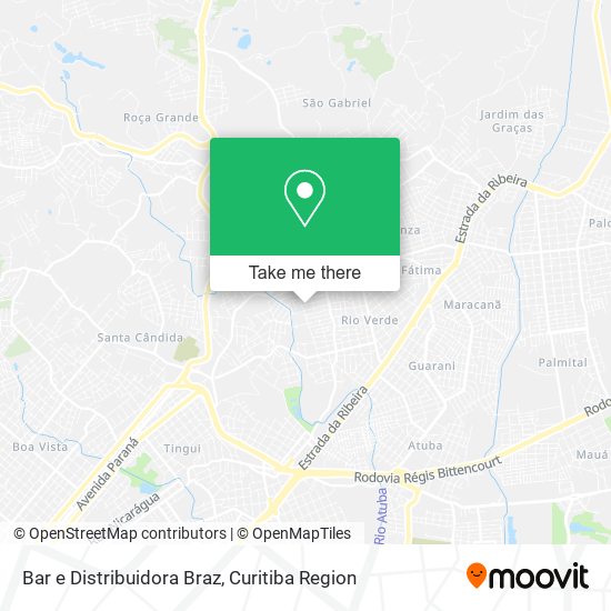 Bar e Distribuidora Braz map