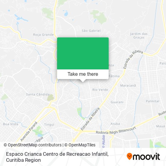 Espaco Crianca Centro de Recreacao Infantil map