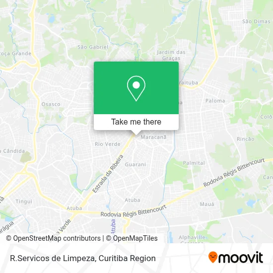 R.Servicos de Limpeza map