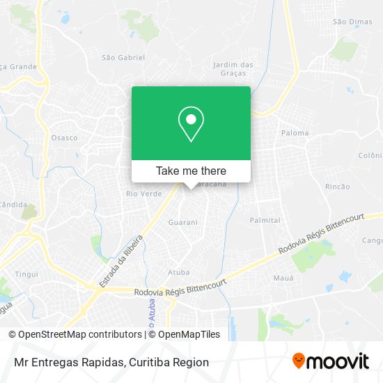 Mr Entregas Rapidas map