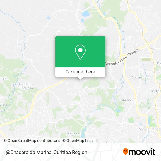 @Chácara da Marina map