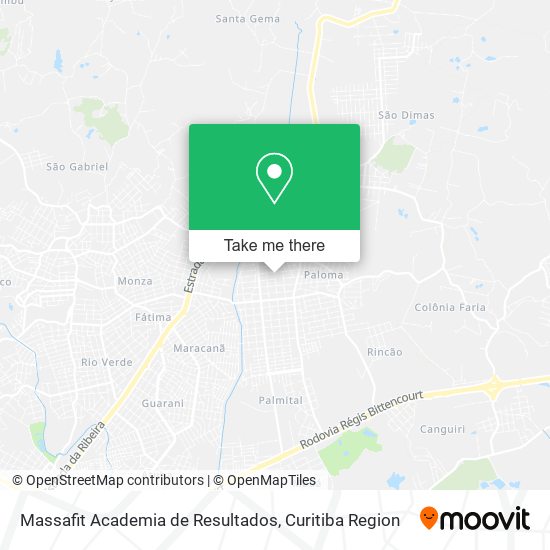 Massafit Academia de Resultados map
